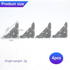 Bling Car Door Corner Edge Guard, 4PCS Anti-Collision Crystal Rhinestone Vehicle Door Edge Bumper Protector Sticker, Automotive Decorative Accessories, Universal for SUV Truck Sedan (White)