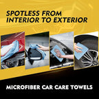 Blue Microfiber Cleaning Cloth 150 Pack, 12.5 x 12.5 inch Microfiber Towels for Cars, Ultra Absorbent Car Washing Cloth Cleaning Rags for Car Kitchen Window