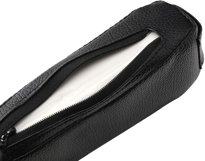 2 Prices Car Seat Gap Filler Pad PU Leather Console Side Pocket Organizer and one Cup for Cellphone Wallet Coin Key (Black+Beige)