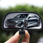 2PCS Large 5.7" Adjustable Mounted Blind Spot Mirror Fix with Screws to Prevent Falling, HD Glass Wide Angle Side Rearview Mirror Universal Vehicle Mounted Mirrors (2)