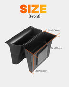 4PCS for Ford Explorer 2020-2023 Front and Rear Row Door Storage Box Door Side Organizer Tray Phone Container Pocket Insert Tray Armrest Organizer Container for Ford Explorer Accessories