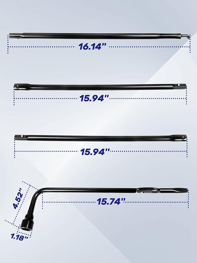 Silverado Sierra Heavy Duty Spare Tire Tool Kit Compatible with 1999-2019 Silverado Tahoe Avalanche Suburban Sierra Yukon 2002-2018 Escalade OEM Replacement