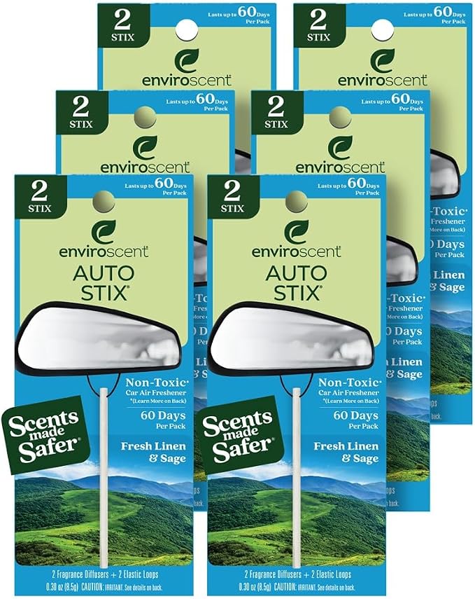 Auto Stix 6ct - Fresh Linen & Sage 2pc