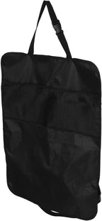 Car Seat Kick Mat with Backseat Organizer Storage Bag, Anti-kick Protector for Automotive Rear Seat Hanging, Sturdy Vehicle Interior Accessory for Travel and Daily Use