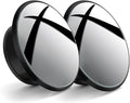 Blind Spot Mirror,2" Round Car Side Mirror Blindspot,Vacuum Suction Cup Blindspot Mirror for Car SUV and Trucks (Black)