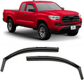 Voron Glass in-Channel Extra Durable Rain Guards for Toyota Tacoma 2016-2023 Access Cab, Window Deflectors, Vent Window Visors, 2 Pieces - 200838