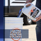 RV Wash & Seal - Clean, Streak-Free Finish, pH Neutral with High Foaming Formula, Provides A Deep Gloss Finish on RVs, Campers, Pop-ups, and Motorhomes, 1 Gallon (30240)