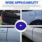 16.4Ft(5M) Car Door Edge Guards, Car Door Protector, U Shape Edge Trim Rubber Anti-Collision Seal Protector, No Glue Required Auto Entry Guard Seal Strips Fit for Trucks SUVs Sedans (Blue)