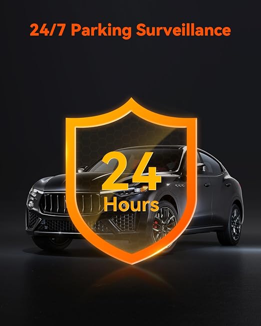 LED Screen OBD Hardwire Power Cable, 3 Gear Shifting,10ft USB-C, Low Voltage Protection for Parking Mode, Compatible with All Dash cams