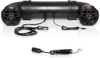 UTV4B ATV UTV Weatherproof Sound System - 4 Inch Speakers, 1 Inch Tweeters, Built-in Amplifier, Built-in Bluetooth, Easy Installation for 12 Volt Vehicles