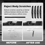 4PCS Carbon Fiber Car Door Protector Edge Guards,Thicker Door Guard for Cars Provides Impact and Anti-Scratch Protection,Universal Self-Adhesive Doors Protectors for Vehicles (Sport)