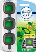 Car Air Freshener, Odor-Fighting Automotive Vent Clip, Gain Original Scent, 3 Count