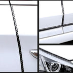 Car Door Edge Guards, 16Ft U Shape Door Edge Trim, Rubber Molding Auto Door Edge Seal Protector, Anti-Collision Vehicle Protection Accessories Universal for SUV, Truck, Van (Carbon Fiber)