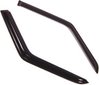WD2-266-2P Dark Smoke 2 Pcs Set Window Visor (Outside Mount) Deflector Rain Guard Compatible with 1984-2001 Jeep Cherokee