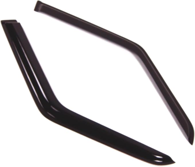 WD2-266-2P Dark Smoke 2 Pcs Set Window Visor (Outside Mount) Deflector Rain Guard Compatible with 1984-2001 Jeep Cherokee