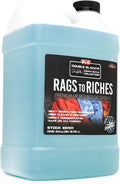 P&S Professional Detail Products - Rags to Riches - Premium Microfiber Detergent, Deep Cleans and Restores, Safe on All Fabrics, Highly Concentrated, Next Generation Cleaning Technology