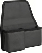 Car Window Armrest Storage Box, Comfortable Leather Vehicle Door Side Arm Rest Pad Organizer Bag, Multi-Function Automotive Window Armrest Storage Pocket, Universal for SUV Van Truck (Black)