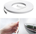 Car Door Edge Guard, 16.4Ft (5M) U Shape Rubber Seal Edge Trim Vehicle Door Protector, Anti-Collision Automotive Protection Door Edge Guard Trim, Universal Car Accessories (White)