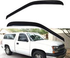 Extra Durable Outside-Mount Vent Window Visor, Fit 1999-2006 Chevrolet Silverado & GMC Sierra 1500/1500 HD/2500/2500 HD/3500, 2007 Classic Model, Regular/Extended/Crew Cab, Smoke, 2Pcs