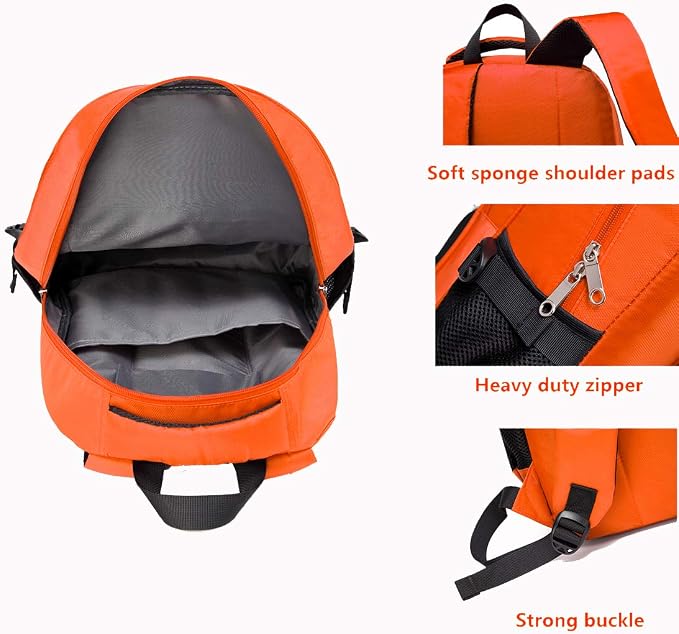 First Aid Bag Empty Red Emergency Medical Bag First Responder Trauma Multi-Pocket Traveling Field Trips Camping Essentials (Orange, 1 Piece)
