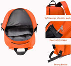First Aid Bag Empty Red Emergency Medical Bag First Responder Trauma Multi-Pocket Traveling Field Trips Camping Essentials (Orange, 1 Piece)