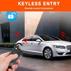 Car Alarm System with Remote Starter and Engine Start Stop Push Button (Without Siren (Connect to car Horn))