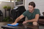 the absorber® Large 27-Inch x 17-Inch, Blue - Synthetic Premium Drying Chamois Cloth for Car - Super Absorbent, Scratch-Free and Washable