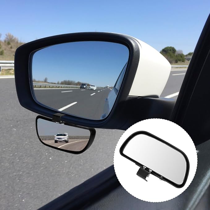 Blind Spot Mirror - 2 Pack Rear View Concave Mirror Blindspot Wide Angle Mirror for Universal Cars
