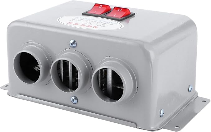 12v Car Heater 400w-600w Dual Power 3 Hole 12 Volt Heater | Portable Defroster For Windshield Fast Heating, Ideal For Car Truck Utv Suv Winter 12v Heater Utv Heater