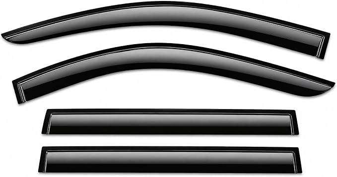 2023-2026 Tape-On Rain Guards for Honda HR-V Side Window Visor Deflectors LX EX-L Sport Smoke Tinted HRV Vent Shade Protectors 2024 2025