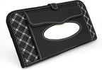 Car CD Holder Storage Case, Car Truck SUV Visor Organizer with Free Napkins, Personal Belonging and Registration, Document, Ticket Storage Pouch and 14 Pocket CD