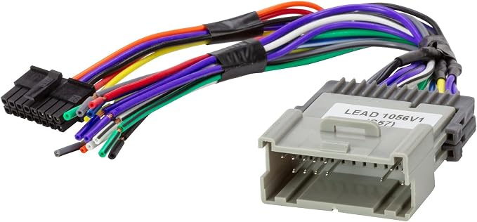 GM2K-WP Factory Stereo Replacement Interface Adapter, Compatible with Select 2000-13 GM Vehicles, Car Radio Wiring Harness, Retains Steering Wheel Controls & OEM Amplifier - See Fit Guide