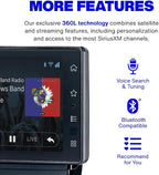 SXWB1V1 Tour Dock & Play Radio with 360L, PowerConnect Vehicle Dock, and Bluetooth