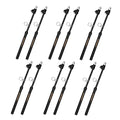 Heavy Duty Tire Pressure Gauge, Straight-On Dual Head Tire Air Gauge Range 10-150PSI, Extended Tube Tire Gauge Suitable for Semi Truck, RV,and Bus(Pack of 12)