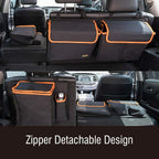 Deluxe Trunk and Backseat Organizer for Medium or Large Size SUVs & RVs, Detachable Storage Modules with Built-in Cooler, Patent Pending
