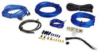 GP-1500.2 1500 Watt 2 Channel Car Audio Amplifier Stereo Amp Bridgeable Bundle with Rockville RWK82 8 Gauge 4 Chan Car Amp Wiring Installation Wire Kit (2) RCA's