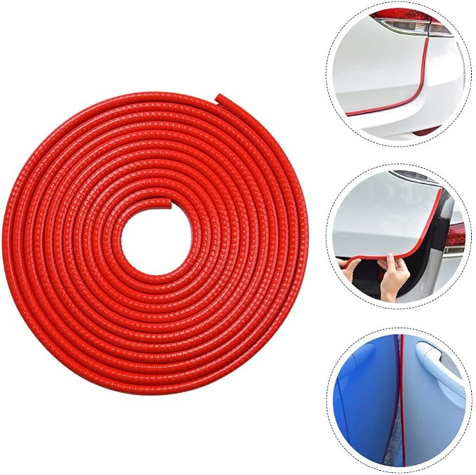 Car Door Edge Guards Rubber U Shape Edge Trim Seal Strips Protector Car Door Edge Protection for Car Auto Vehicle 10M