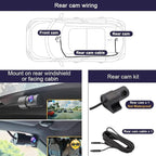 Front 2K+Rear 1080P Dash Cam Adapts for Toyota Highlander 2020-2026 & Highlander Hybrid (Gen4/UX70), OEM Style, Dual HD Video, WiFi & APP, Loop Recording, G-Sensor, Easy to Set, 64GB Card