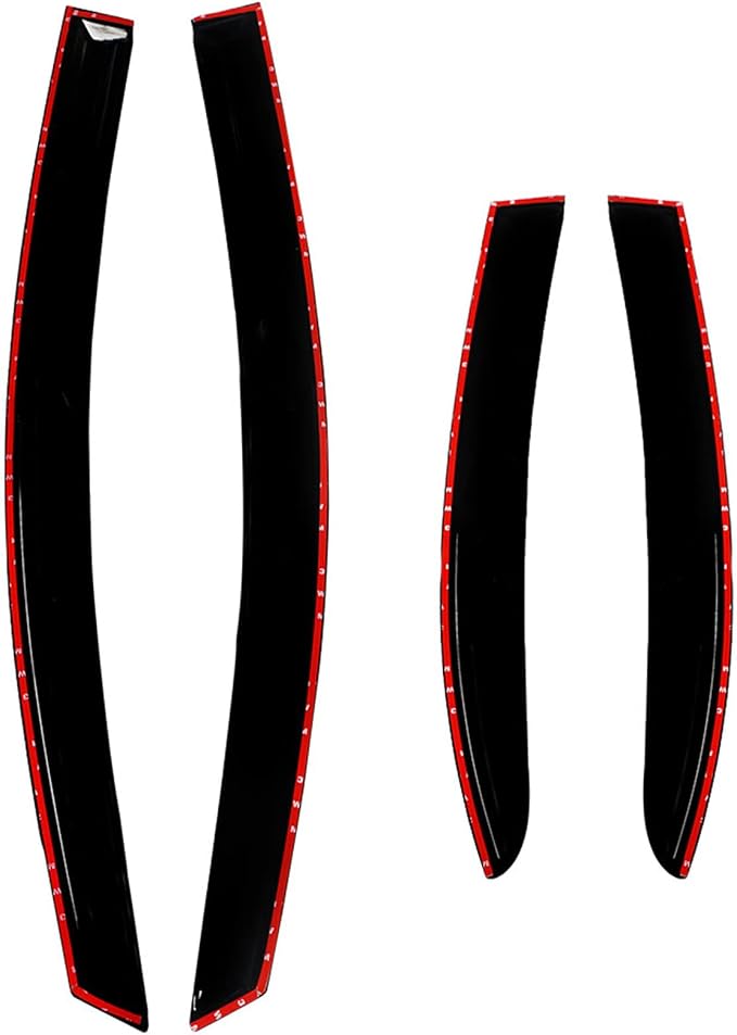 Window Visors Shade Sun Rain Wind Guards Deflectors Cover Acrylic Outside Replacement for Civic Sedan 2006-2011