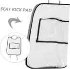 Heavy Duty Car Kick Mat Back Seat Protector for Boy Girl Splashproof Seat Rear Protector Pad with Organizer Easy Installation Firm Materials for Travel Safety