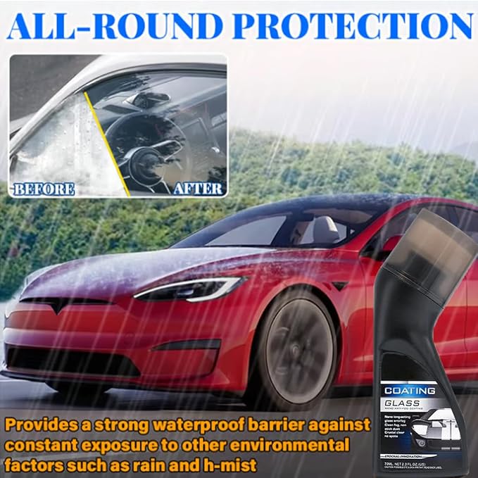 Micro-molecular Anti-fog Coating Agent Wiper, Magic Gem Coating Glass, Magic Gem Anti-Fog Coating, Car Anti-Fog Agent with Applicator, Anti Fog for Car Windshield,Windows,Mirrors,Glasses (3Pcs)