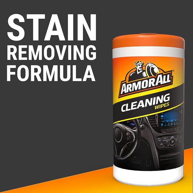 Car Cleaning Wipes, Wipes for Car Interior and Car Exterior, 50 Wipes Each
