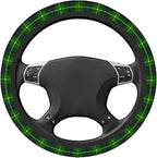 Thickened Elastic Steering Wheel Cover, Gordon Scottish Plaid Printed Tartan Ultra, Soft, Breathable, Fit for Cars, SUVs, Trucks, Stylish Comfortable Grip