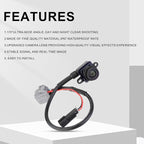 Rear View Backup Camera Replacement for Dodge Journey 2011 2012 2013 2014 2015 2016 2017 2018 2019 2020 Parking Back Up Camera Replaces# 56054158AB 56054158AC 56054158AD 56054158AE 56054158AF