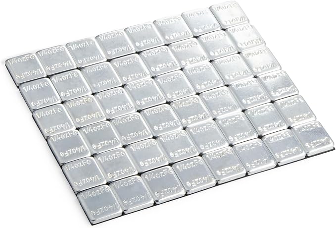 Upgraded Wheel Weights 1/4oz, 0.25oz - 48PCS Adhesive Stick on Wheel Weights, 12oz/Box, Perfect for Cars/Trucks/SUVs/Motorcycles