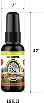 (Awesome, 1 Pack) Concentrated Air Freshener for Room and Car Spray - Oil-Based Diffuser Spray Bottle - Long-Lasting Bathroom Spray, Car Freshener, & Odor Eliminator Spray