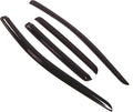 WD2-146 Dark Smoke 4 Pcs Set Window Visor (Outside Mount) Deflector Rain Guard Compatible with 2007-2014 Ford Edge