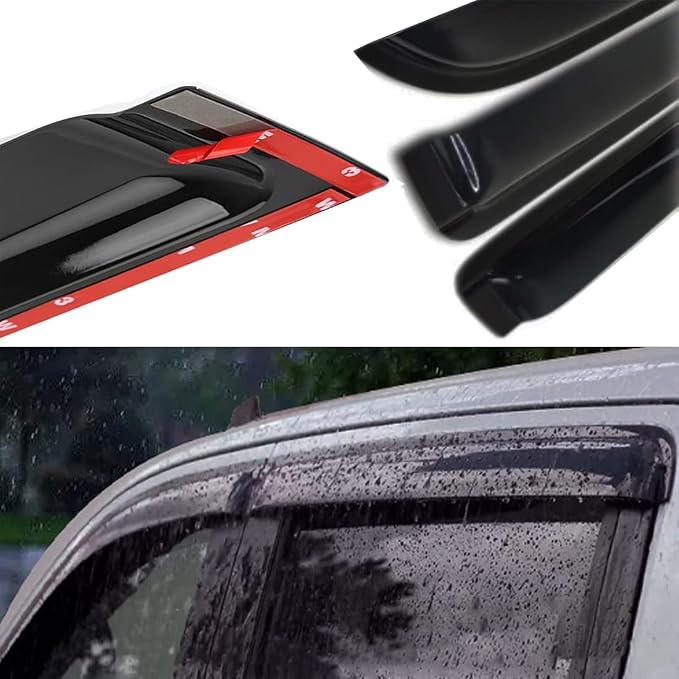Window Visors Rain Guards Vent Deflectors for Chevrolet Equinox 2018 2019 2020 2021 2022 2023 2024,Side Window Deflector Vent Rain Guard Sun Shade Car Accessories Smoke 4pcs 94634