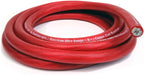 Bassik 1/0 Gauge AWG Primary Automotive Battery Power/Ground Wire Cable - Red 100 Feet