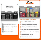 Car Trunk Organizer, LARGE CAPACITY(43 x 19 in) Car Storage Bag with 8 Pockets, 7X Upgraded Trunk Storage Organizer for Car, SUV, Truck, MPV